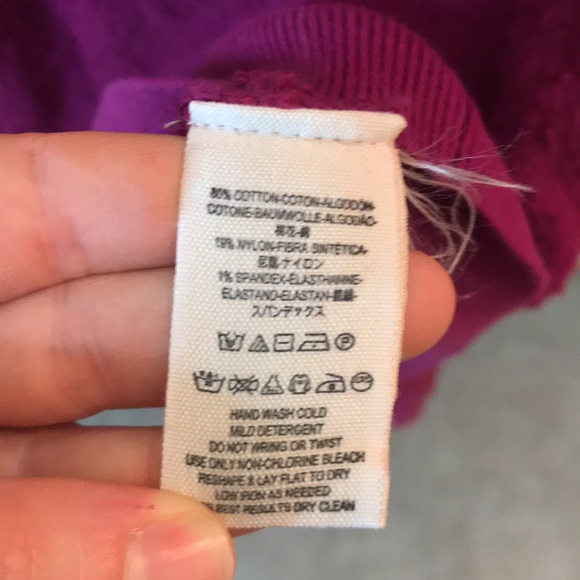 Free People Found My Friend Boucle Knit Oversized Sweater Purple Size XS - Picture 5 of 7